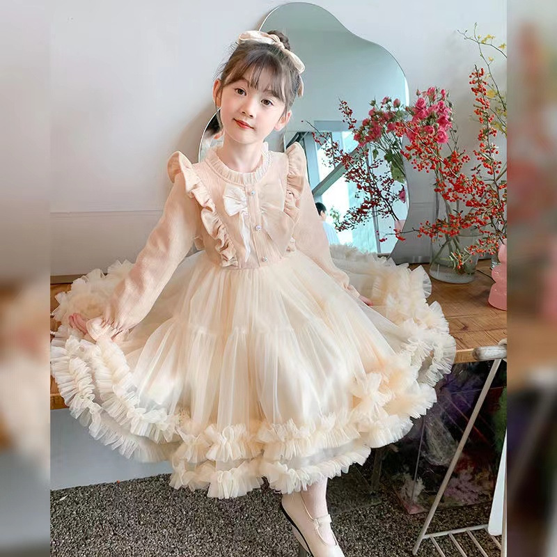 女童秋装连衣裙洋气秋冬小女孩2024新款裙子儿童装秋款公主裙秋季详情9