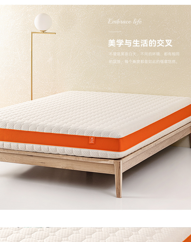 Original manufacturer memory foam mattress, five-star hotel three-zone independent spring soft and hard pad Simmons mattress pic 4