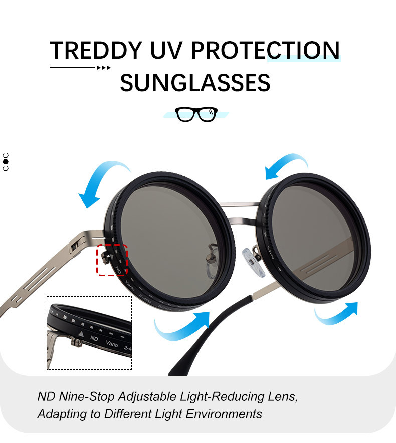 ND9档可调减光墨镜高清偏光钓鱼防晒太阳镜手动减光旋转镜片眼镜详情21
