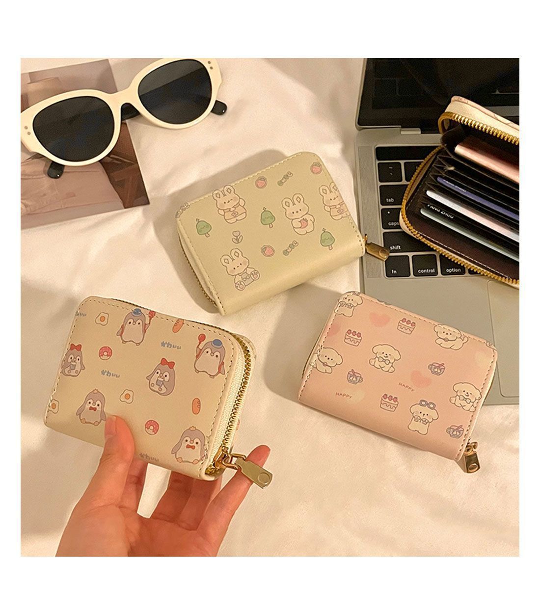 可爱卡包女款大容量超薄多卡位小巧卡套驾驶证件收纳包便携零钱包详情6