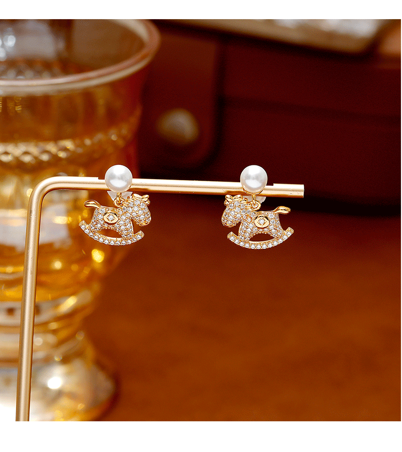 ¡Hyacinth tiene dinero ahora! Perlas pendientes nicho ligero extravagancia versátil alta apariencia horizontal temperamento pendientes de mujer 2026 explosivo estilo earpieces pic 5
