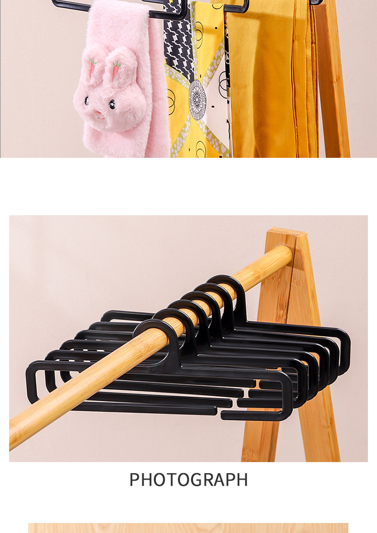 Plastic scarf hanger, rectangular rack for scarves and silk scarves displayed in shopping malls and clothing stores, silk scarf and towel hanging and storage rack pic 6