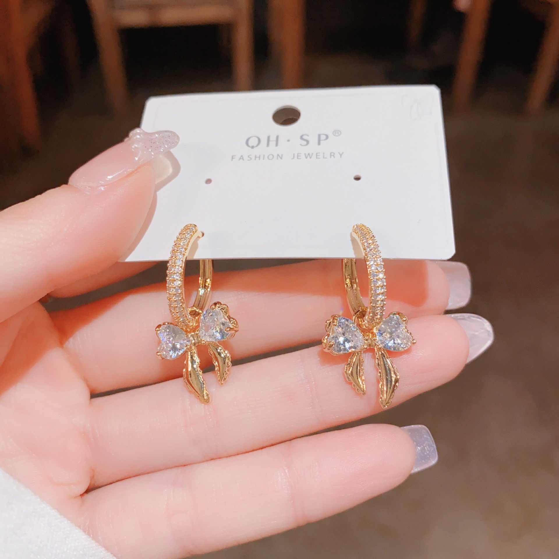 抖音热门同款推荐100款925银针耳环耳坠经典几何长款流苏耳饰批发详情21