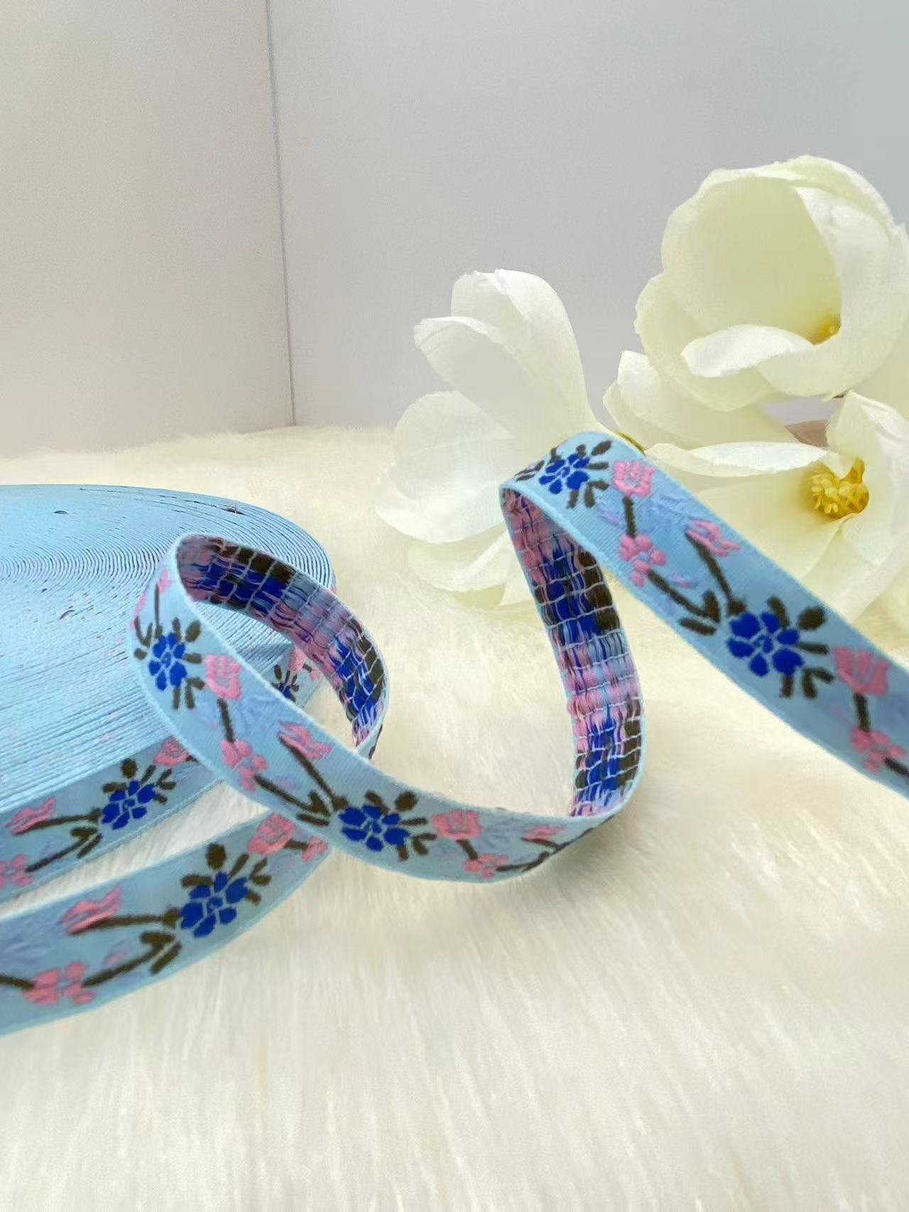 多种款式现货民族风提花刺绣织带新春发饰头饰辅料批发厂家直供详情7