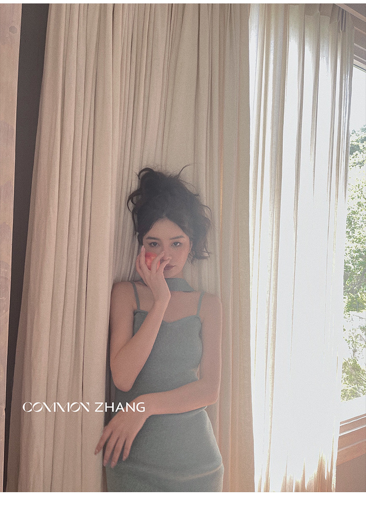 Thirteen Factories Clearance Sale [Special Offer Non-refundable and non-exchangeable] Sweet and Spicy Style Figure-Hugging Knitted Halter Dress for Women 91011 pic 24