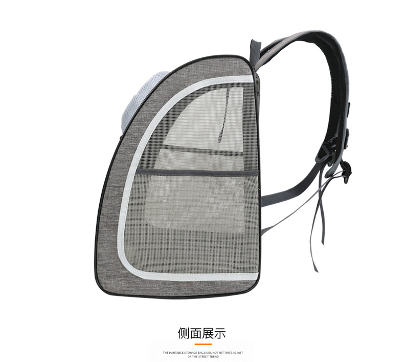 Pet bag for aviation, foldable cat bag, breathable, large-capacity cat and dog, outdoor travel pet backpack, double-shoulder cat bag pic 20