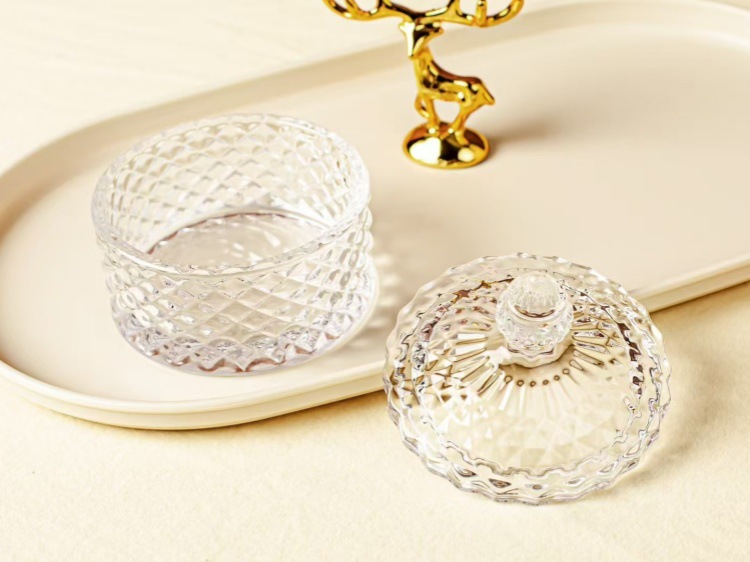 玻璃罐糖果罐香薰蜡烛罐干果罐收纳摆件储物盒首饰品盒消磁碗详情34