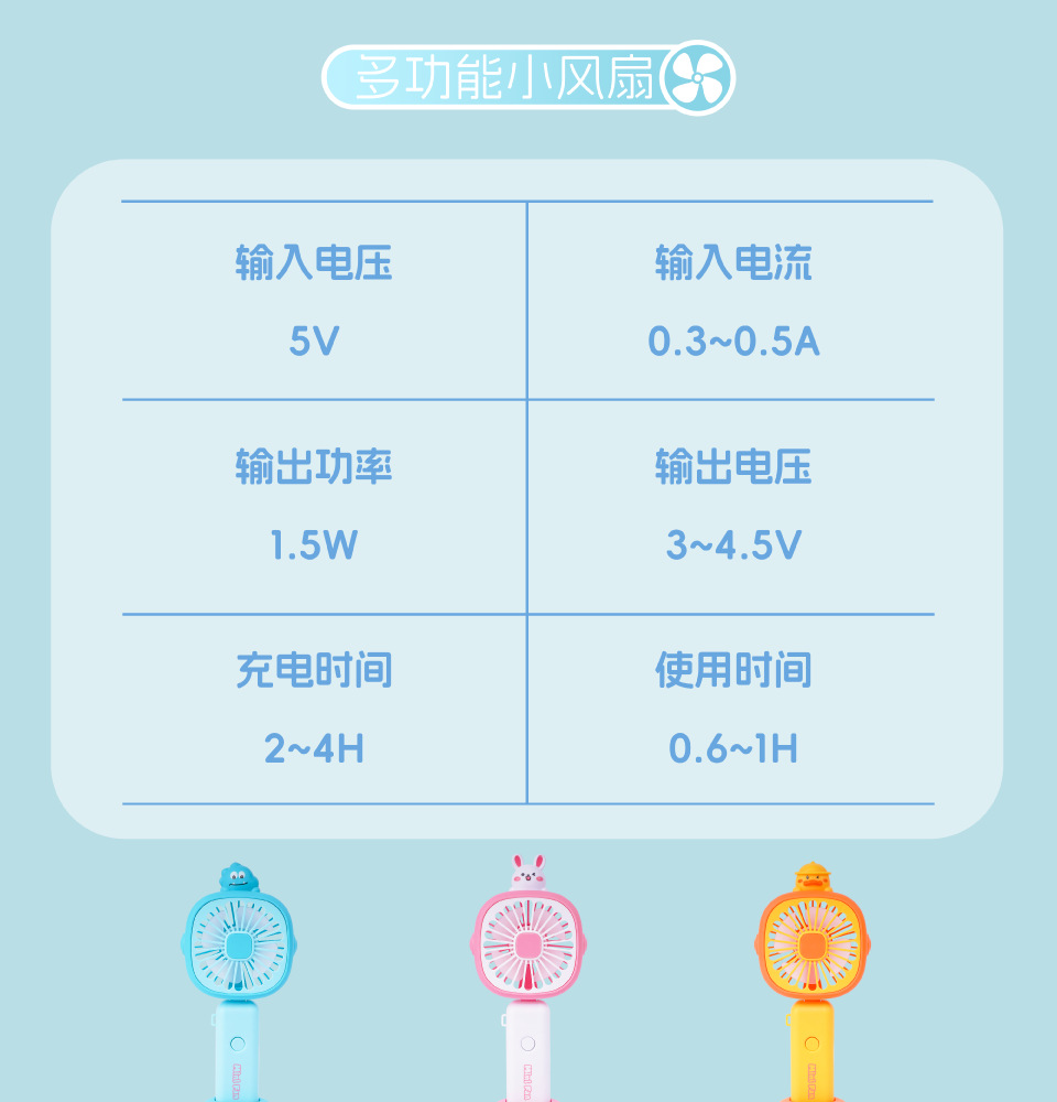 新款手持小风扇风扇便携式随身小型迷你充电款usb电风扇小礼品详情12