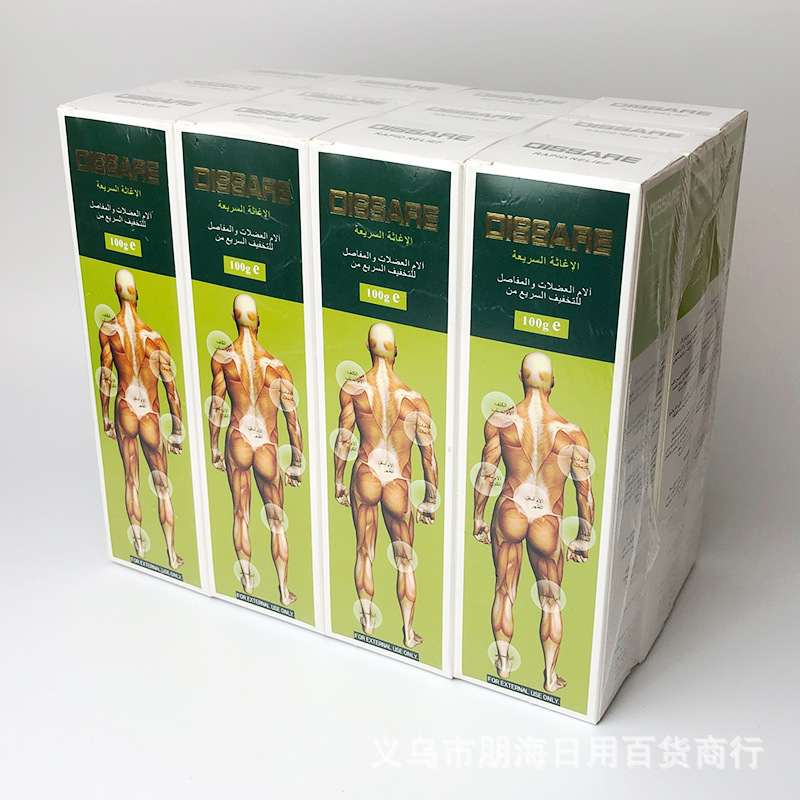 跨境俄罗斯酸软膏缓解舒筋活络关节护理肌肉发热按摩膏 100g详情6
