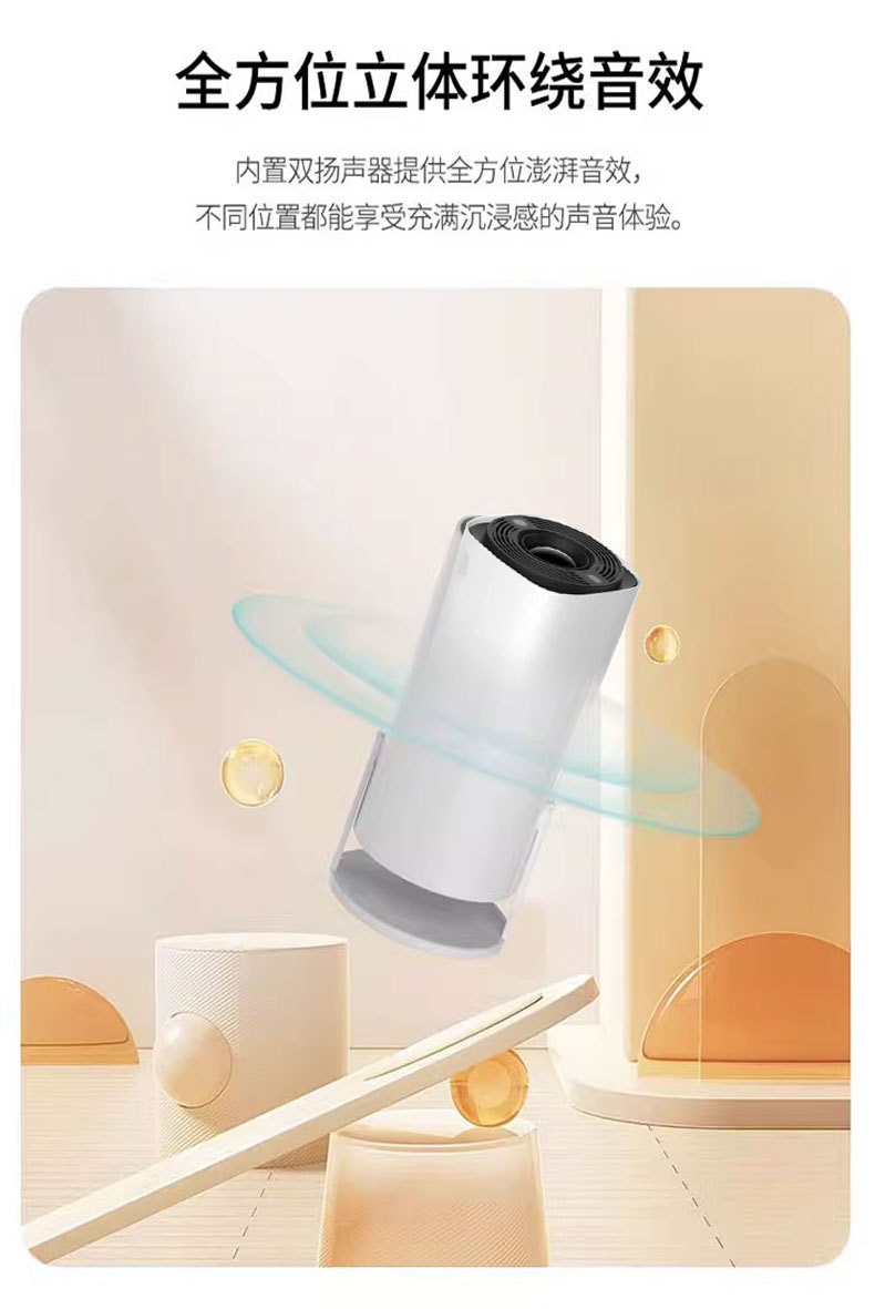 跨境便携投影仪1080P家用办公卧室投墙家庭小型影院 4K投影机批发详情9