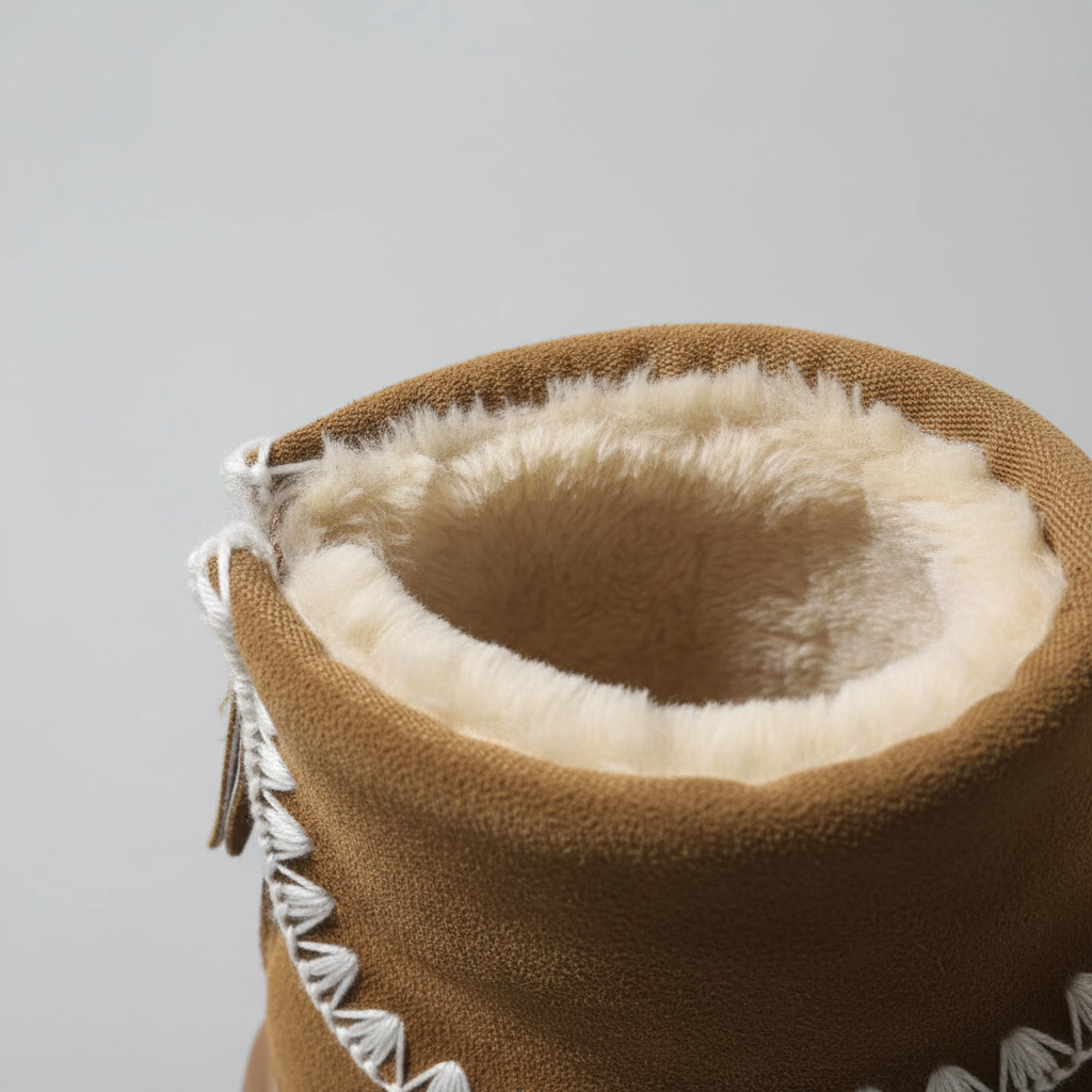 增高雪地靴2025秋冬新款松糕保暖马丁靴复古外穿时尚百搭短筒靴详情4