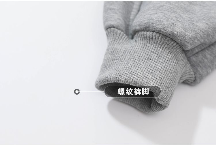 女童加绒裤子秋冬季2023新款运动裤中小童加厚休闲裤冬款儿童卫裤详情12
