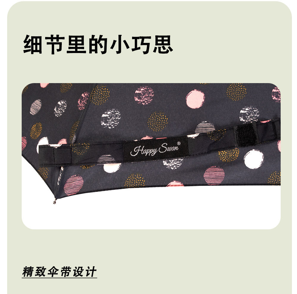 【外贸】星宝跨境三折半自动伞出口雨伞3 folding umbrella stock详情16