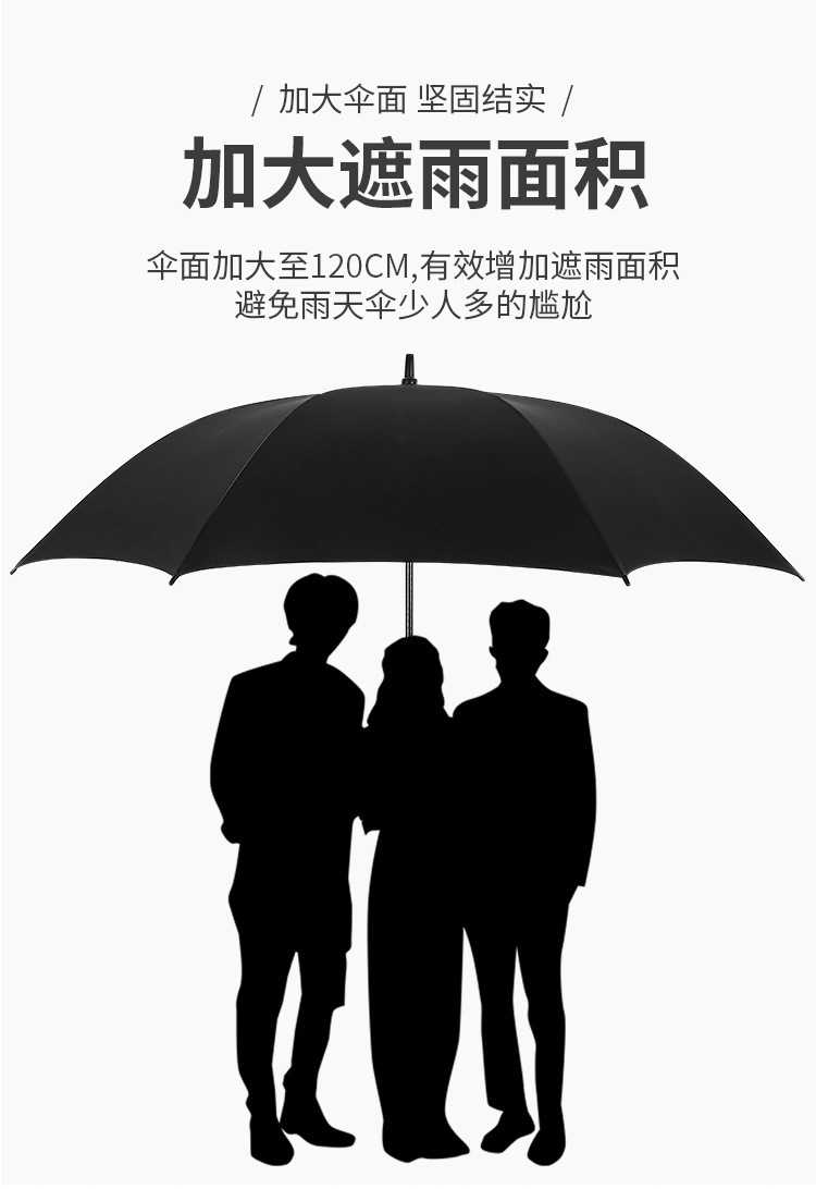 高尔夫伞劳斯莱斯奔驰奥迪车标伞商务伞自动伞大号两用长柄伞定制详情6