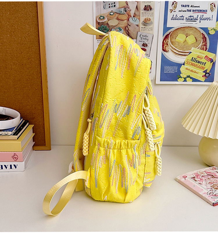 韩版书包高中生女高颜值可爱甜美背包女初中大学生电脑旅行双肩包详情26