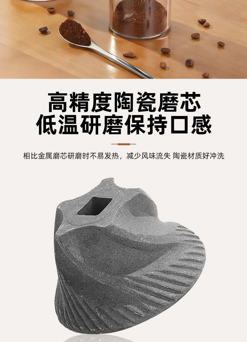 跨境供应便携电动咖啡磨豆机USB充电咖啡磨电动咖啡磨小型咖啡机详情11