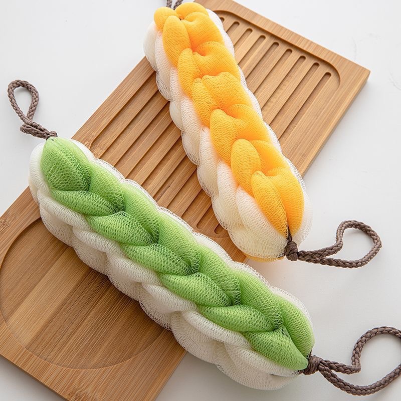 浴花条搓澡两用沐浴条长条网红不散耐用结实搓背男女超大号高档详情6