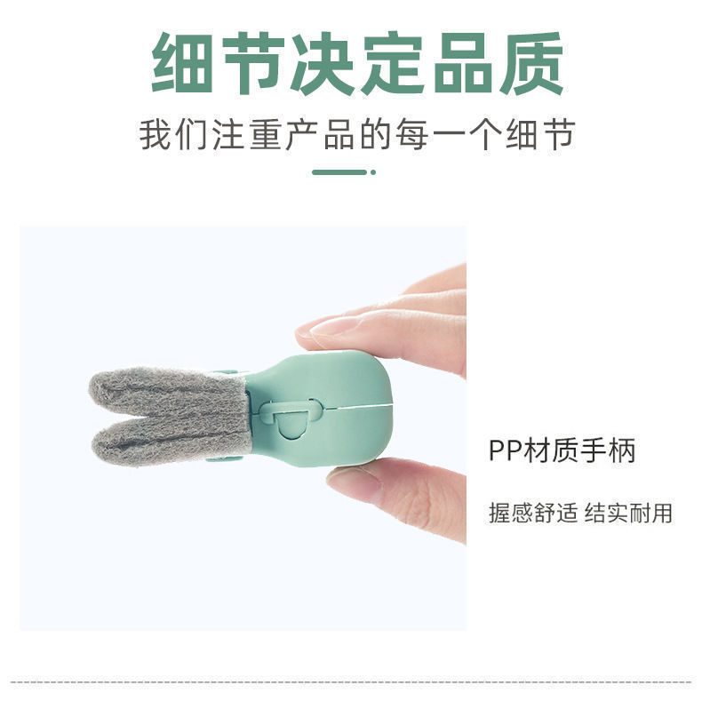 窗户槽沟清洁刷窗槽钢丝球清洗工具扫凹槽小刷子门窗缝隙代发详情9