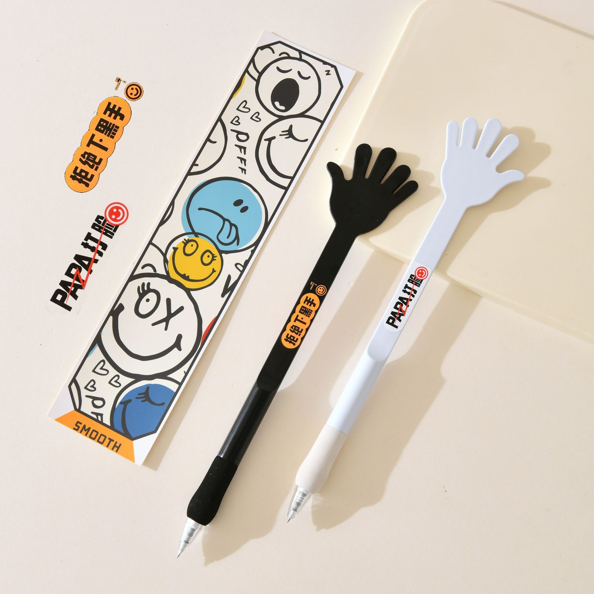 Flattery palm pen, fun gel pen, primary school palm pen, large-sized game prank prop, palm pen pic 14