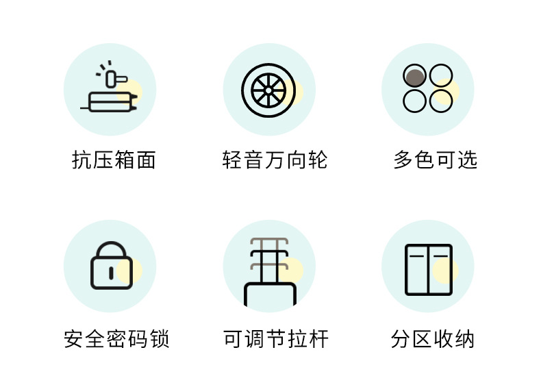 特价款行李箱女拉杆箱多功能万向轮学生20寸新款24寸男密码旅行箱详情2