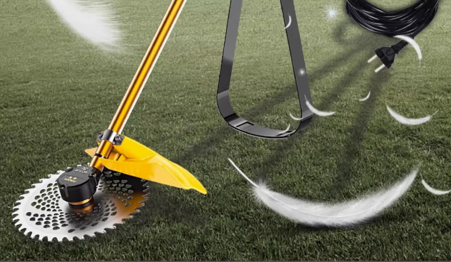 220v大功率家用交流电动割草机草坪除草机打草机插电式园林剪草机详情9