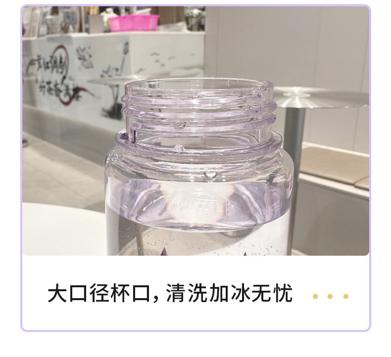 正版Tritan卡通水杯夏季运动塑料学生水壶食品级高颜值儿童水杯详情18