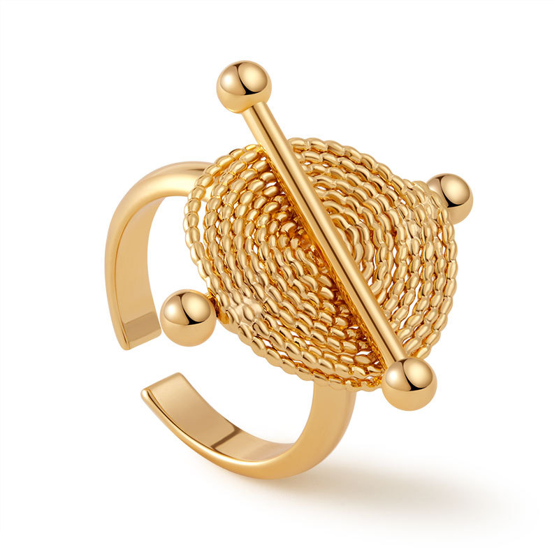 希朗-重工保色戒指开口设计宽面复古chic风欧美个性食指戒商务款详情10