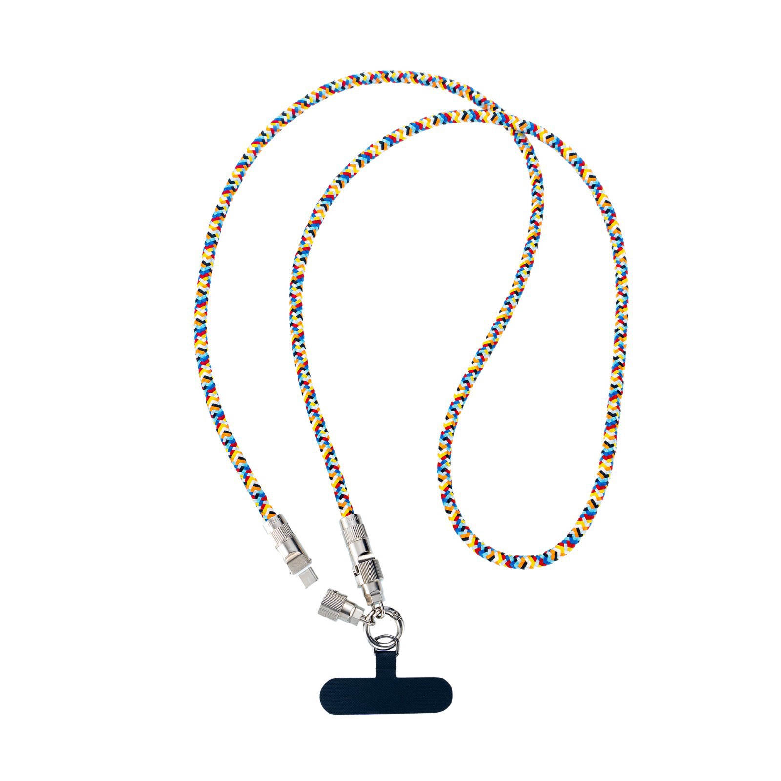 The camouflage clip lanyard for foreign trade is slanted and suitable for Apple 15 fast charging, wrist anti-loss Type-C charging cable and data cable pic 17