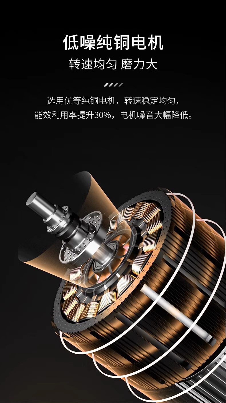 电动咖啡磨豆机全自动意式手冲充电动咖啡粉手摇研磨器磨粉机便携详情12