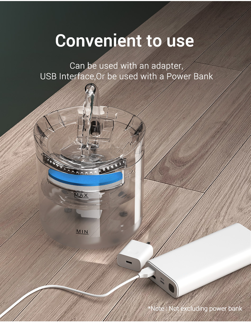 Wholesale of pet water dispensers, automatic circulation, intelligent constant-temperature cat and dog fountains, water feeders for kittens, and pet supplies pic 9