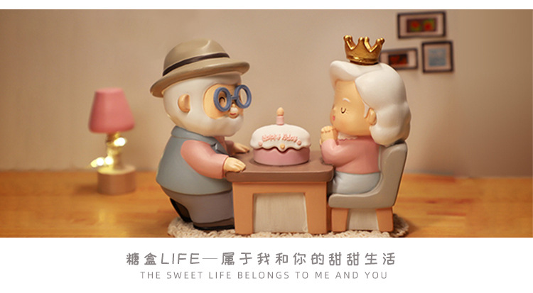Customized and processed creative resin handicraft ornaments for living rooms, bedrooms, tabletops, wedding anniversaries and birthdays, as gifts for elders pic 5