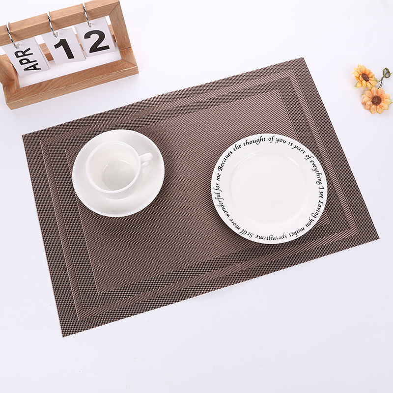 特斯林餐垫西餐垫PVC现货餐垫可水洗防滑耐热厨房用品餐垫详情4