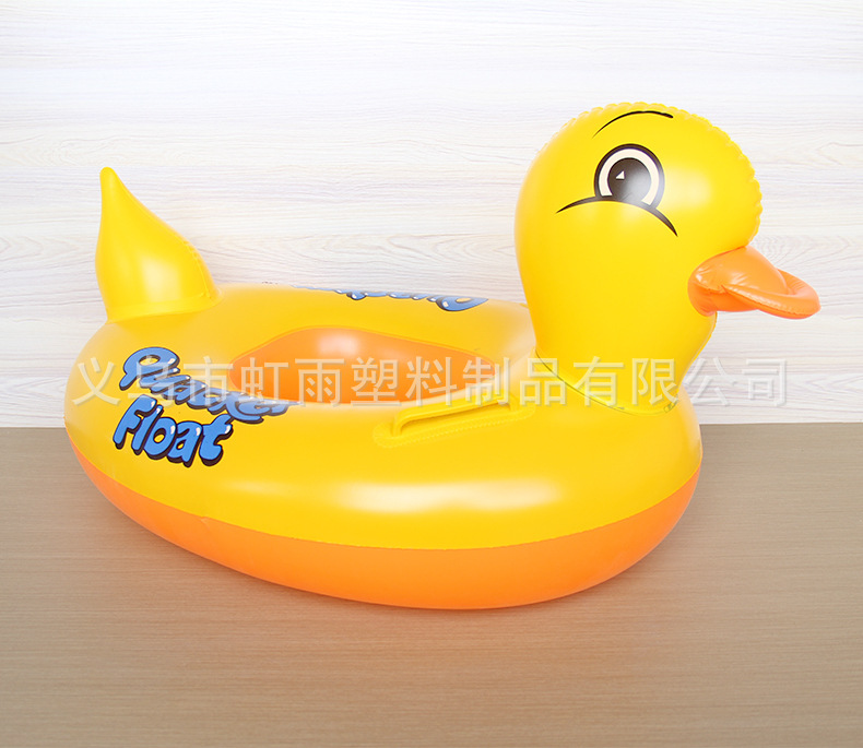夏季批发黄鸭儿童游泳圈 加厚动物游泳坐圈座圈PVC鸭子游泳圈混批详情22