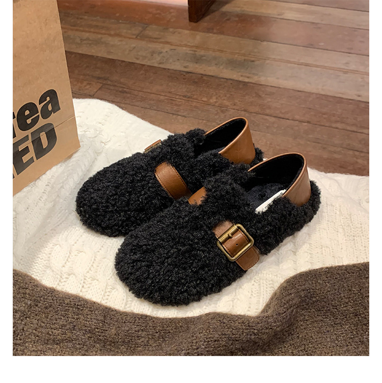 Warm and cozy plush slippers for women, winter home cotton slippers, warm and comfortable, anti-slip thick-soled plush slippers for women pic 42