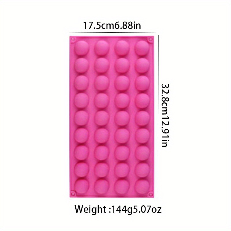 婴幼儿辅食模 硅胶材质36小半圆形烘焙蛋糕模具 DIY巧克力布丁 圣诞模具 详情3