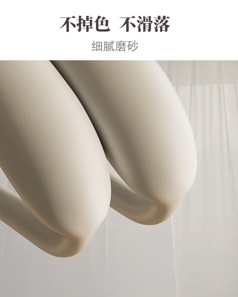 Wide-shoulder coat hanger for home use, seamless, anti-slip, anti-shoulder corner, no clogging, clothes rack for drying, adult clothes support pic 3