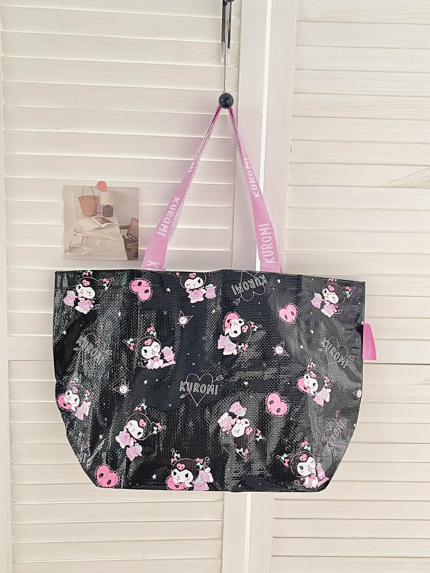 三丽鸥正版授权编制袋凯蒂猫可爱库洛米折叠便携购物袋手提单肩包详情15