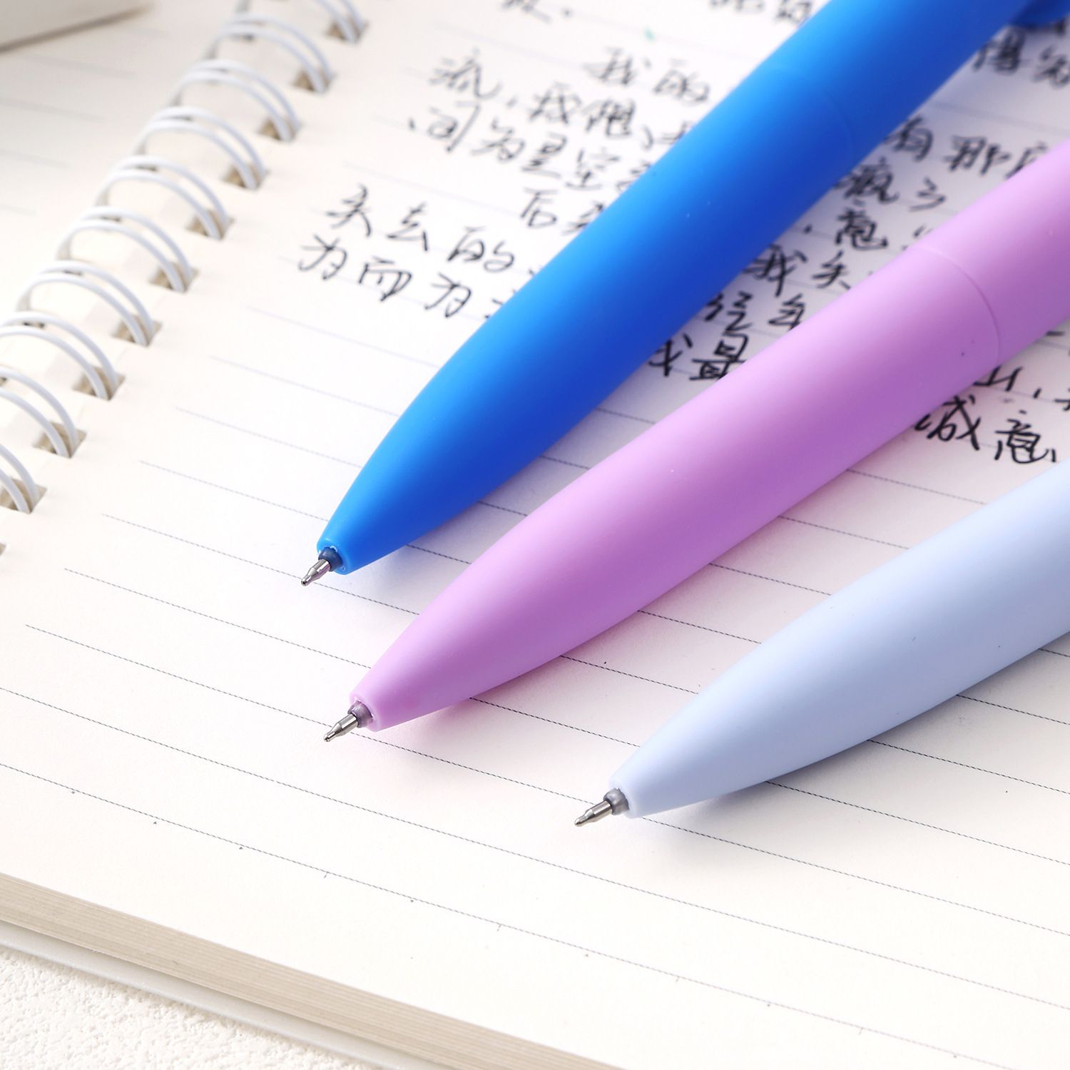 凡豆卡新款瑞奇印章中性笔0.5mm学生签字刷题笔可爱文具厂家批发文具可擦笔中性笔详情6