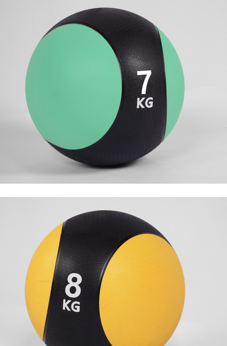 Medicine balls, gravity balls, waist and abdominal exercise balance balls, rehabilitation training exercise solid balls, rubber elastic balls, fitness medicine balls pic 14