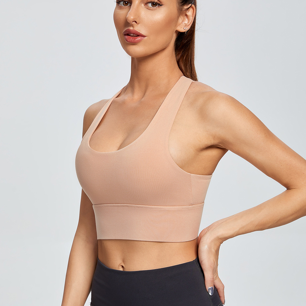 欧美运动内衣防震女大码交叉跑步瑜伽健身背心薄款聚拢高强度文胸详情6