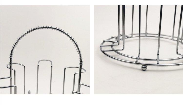 Creative household draining cup rack, storage rack, tea cup rack, wine glass rack, inverted hanging rack, iron cup rack manufacturer wholesale pic 11