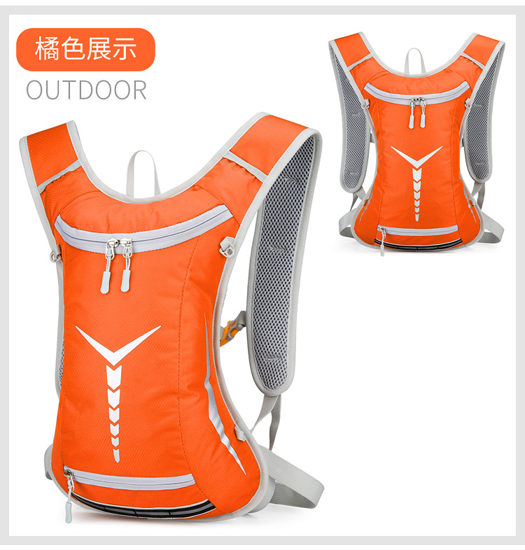 New outdoor colorful cycling bag, Korean-style simple sports mountaineering and off-road fitness water bag, water-resistant backpack pic 30