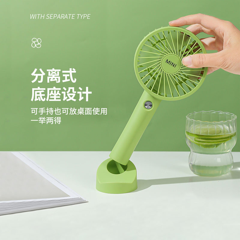 Wholesale usb small fan charging model gift Portable desktop bedside pocket mini 2025 new model handheld fan pic 38