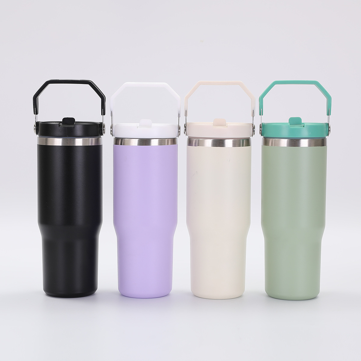 跨境30oz提手杯双层真空304不锈钢汽车杯户外便携车载保温杯批发详情28