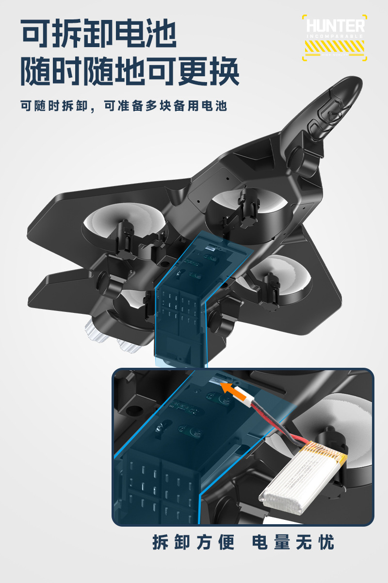 工厂直销遥控泡沫飞机炫彩灯光翻滚悬停特技四轴飞行器无人机批发详情9