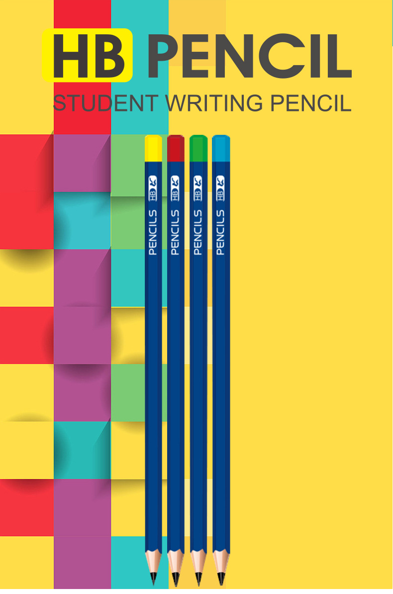 Yalong Cross-border Wholesale high-grade non-toxic HB hexagonal rod writing stationery standard pencils pic 1