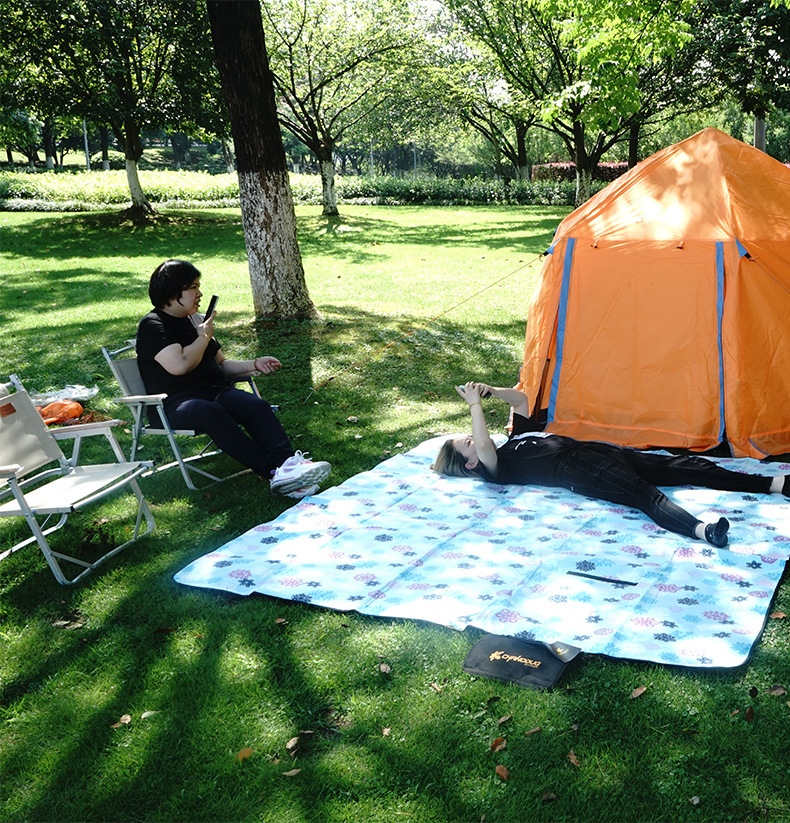 Komit outdoor folding chairs, Oxford fabric fishing beach chairs, portable camping and leisure low chairs, popular in stock in Japan and South Korea pic 4