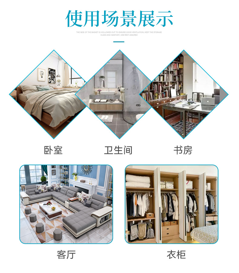 牛津布洗衣袋脏衣服收纳篮可折叠浴室装放衣服桶大容量脏衣篓批发详情14