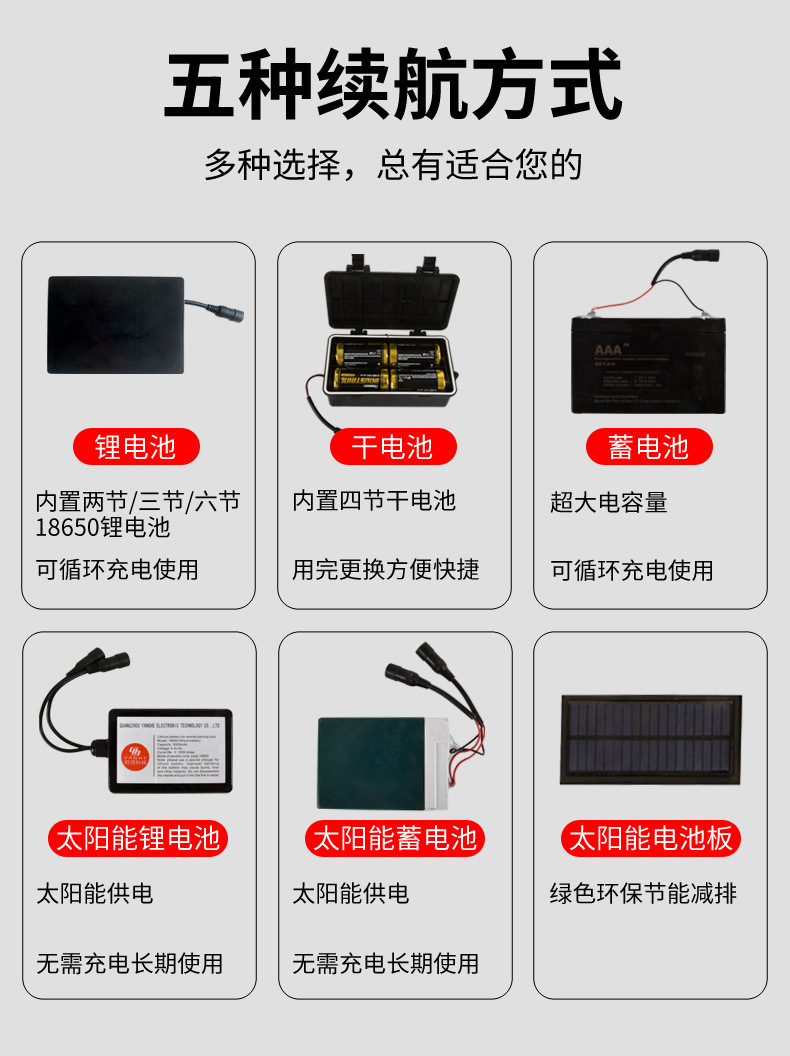 廊坊厂家批发紫微星防撞智能感应加厚汽车级钢板防水现货车位锁详情13