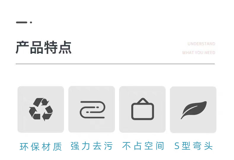 马桶刷无死角家用软毛洁厕蹲坑缝隙刷长柄壁挂洁厕刷坐便清洁刷子详情2